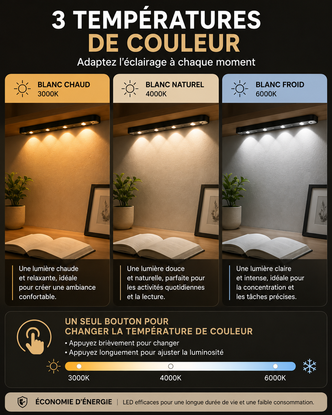 Lampe LED à Détecteur de Mouvement