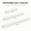 Lampe LED Blanche à Détecteur de Mouvement – Rechargeable